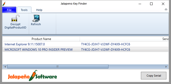 3 būdai, kaip atkurti serijos numerius sistemoje „Windows Jalapeno 670x330“.