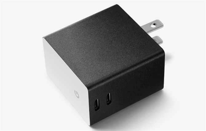 „Google Dual Port USB-C“ įkroviklis