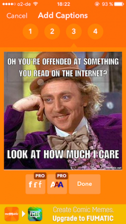 „iOS App Mematic“