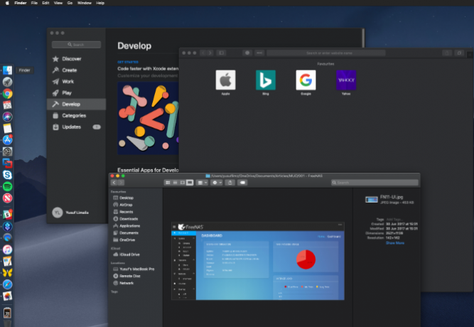 „macOS Mojave Dark Mode“