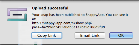 „SnappyApp“ dalis