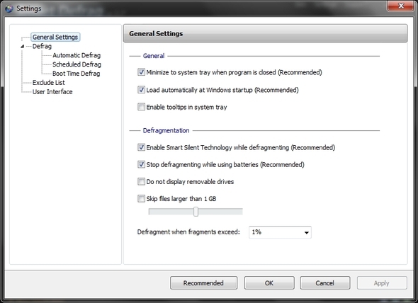 „IObit Smart Defrag“: puikus kietojo disko defragmentavimo ir optimizavimo įrankis [„Windows]“ nustatymai