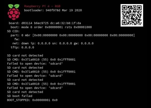 Raspberry Pi 4 8GB Lakka klaida
