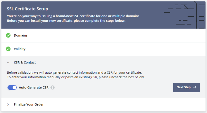 Konfigūruokite savo SSL sertifikatą