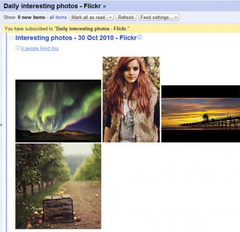 „Flickr“ RSS