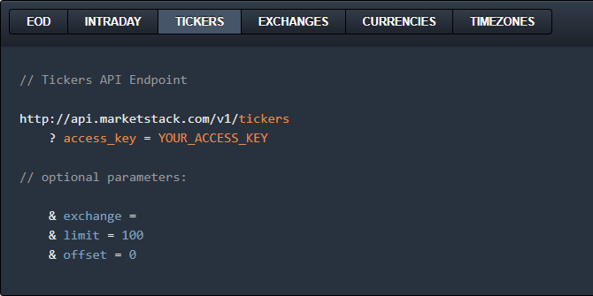Įtraukite „ticker“ atsargų duomenis į savo svetainę naudodami „Markettack“ API