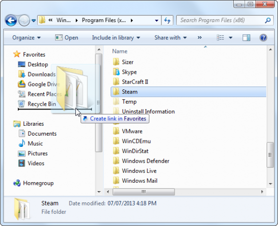 add-link-to-windows-explorer-parankiniai