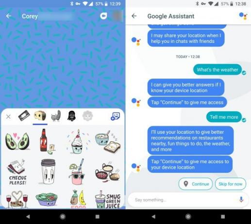 „Google Allo“ pokalbiai