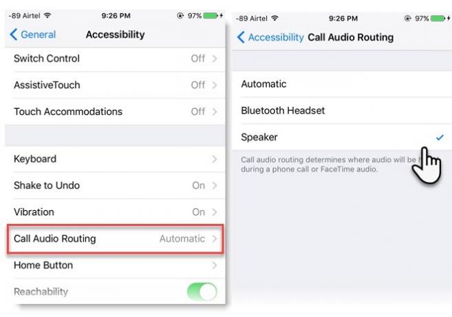 Kaip nutylėti jūsų iPhone skambučius į garsiakalbio režimo prieinamumą