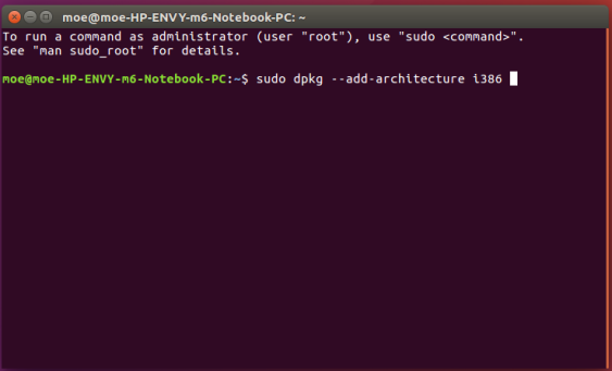 Vyno instaliacija „Ubuntu“