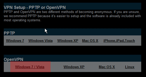 VPN nustatymas