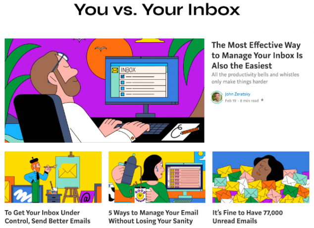 Tu vs. „Inbox“ serijoje pasakojama apie geriausius el. Pašto tvarkymo metodus