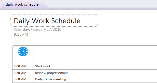 „OneNoteDailyScheduleTemplate“