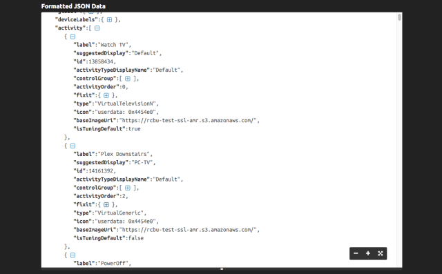 json suformatuotas „Openhab“ išėjimas