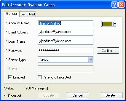 Yahoo Patikrinkite visus el. Laiškus ir gaukite el. Pašto įspėjimus naudodami „POP Peeper“ („Windows“) „Yahoo“