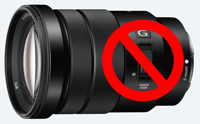 „Sony 18-105 G Zoom“