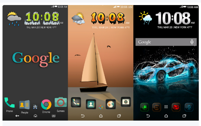Kaip skiriasi „Android“ priklausomai nuo aparatūros gamintojo „Android“ versijų htc u11 temos e1509737180992