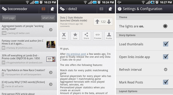 „Android reddit“ programa