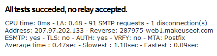 Tikrinti SMTP: patikrinkite savo SMTP serverio internetinį smtp server2