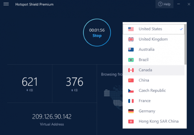 „Hotspot Shielf“ teikia VPN serverius 25 šalyse