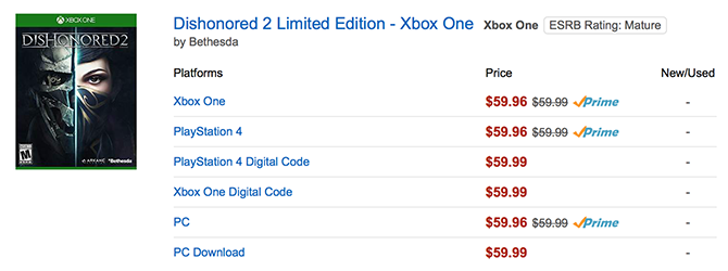 „Dishonored 2 Xbox One“ ribotas leidimas