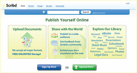„Scribd“ - internetinis dokumentų bendrinimas