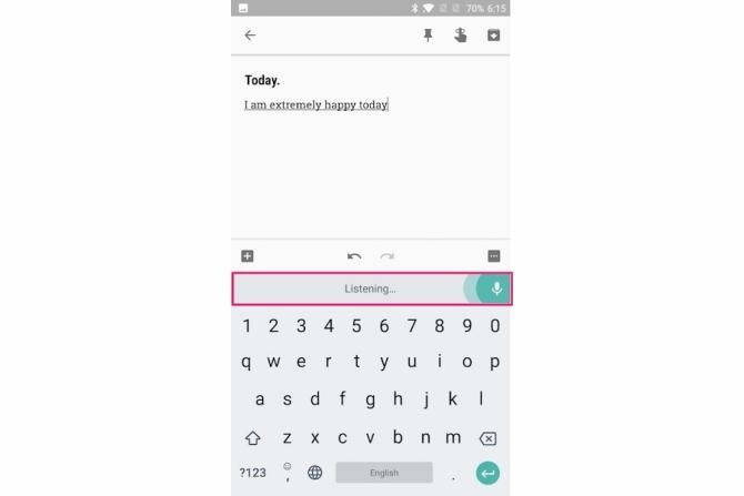 „gboard“ patarimų tipas greičiau