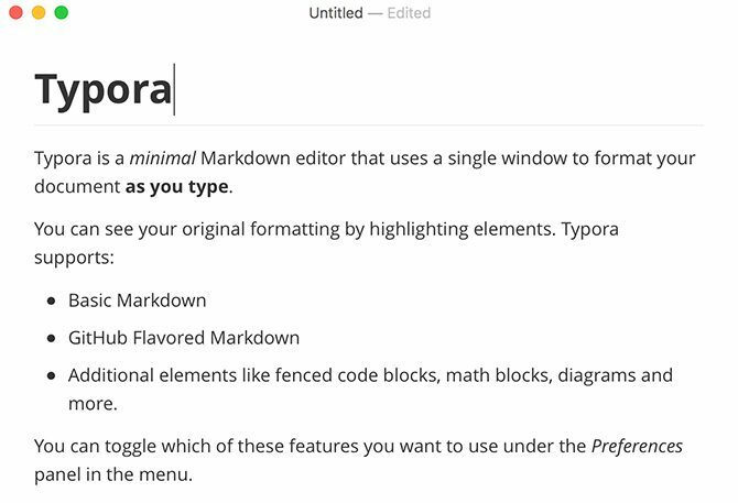 „Typora Markdown“ redaktorius