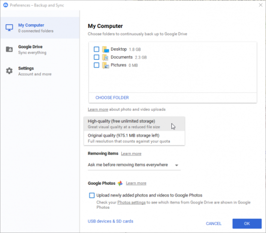 „Google Drive“ darbalaukio programa bus išjungta 2018 m. Kovo mėn. „Google“ atsarginės kopijos kūrimo ir sinchronizavimo nuostatos