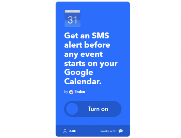 Svarbiausias IFTTT vadovas: naudokite galingiausią žiniatinklio įrankį, kaip „Pro 7IFTTT ReminderTextGoogleCal“.