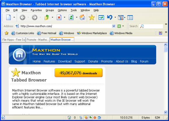 „Maxthon“ interneto naršyklė