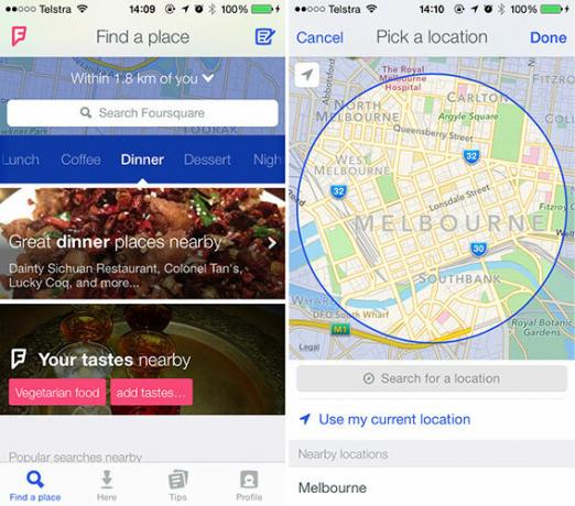 „Foursquare“ paleidžiamas kaip atradimo įrankis, pagrįstas jūsų skoniu