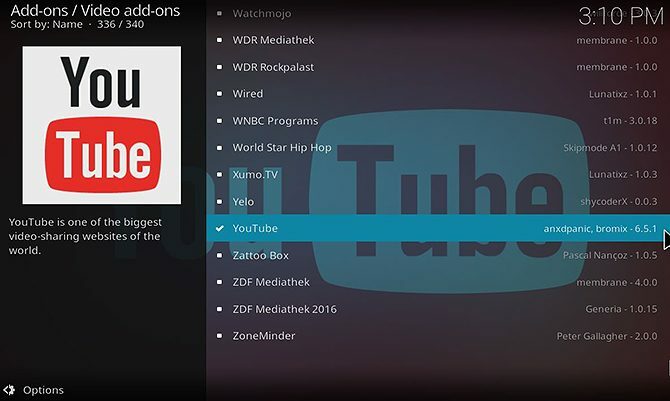 Kaip įdiegti ir naudoti „YouTube Kodi“ priedą - įdiekite iš saugyklos