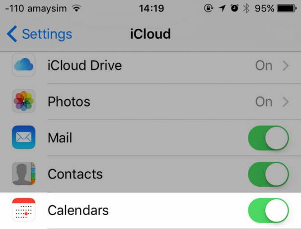 icloud kalendoriaus ios