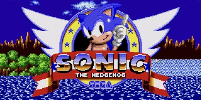 Sonic the Hedgehog pagrindinis ekranas