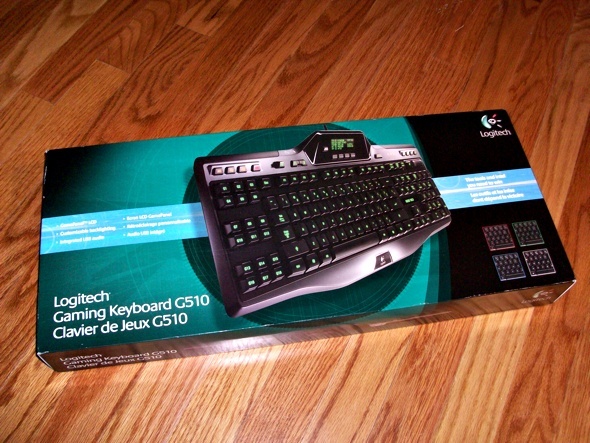 „Logitech g510“ žaidimų klaviatūra