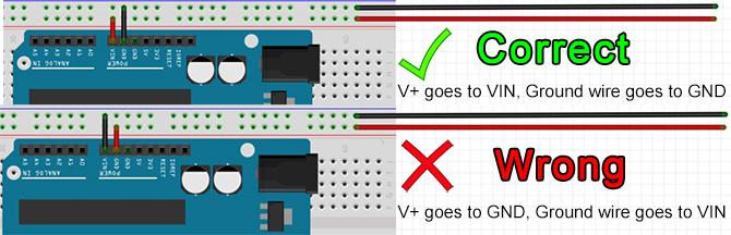 arduino klaida vin teisinga klaida