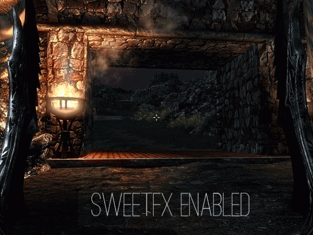 „SweetFX Skyrim“ pirmojo asmens vaizdas