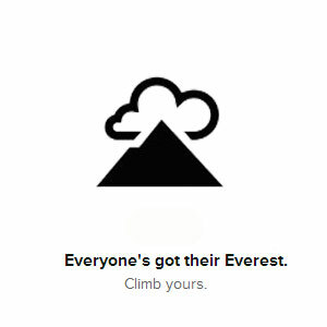 Neišmeskite savo gyvenimo tikslų iš arti, sugriežtant juos iki nedidelio „Everest“ padidinimo [iOS] „Everest“ įžangos vaizdas