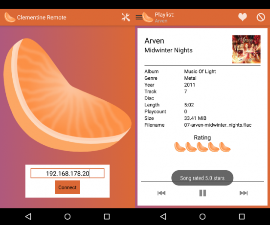 linux-android-remote-Clementine