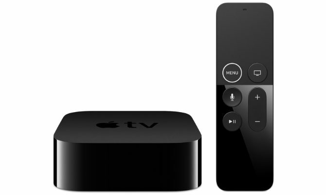 „Apple TV 4K“ su „Siri Remote“