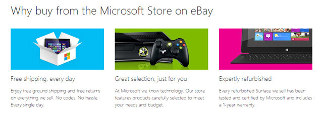„Microsoft-eBay“ parduotuvė