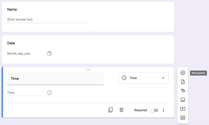 Pagrindiniai „Google Forms“ klausimai