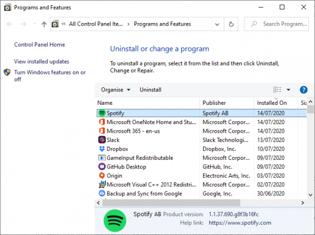 Windows 10 pašalinti programas