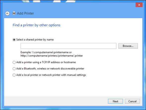 „Windows 8“ spausdinimo problemos