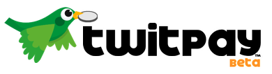 „Twitterit“ dalykai jūsų atostogoms. „Twitpay“ logotipas