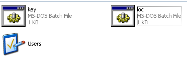 vista užrakinti failus langai