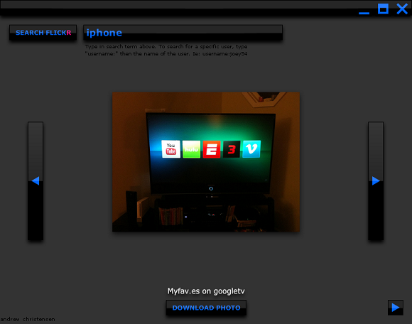 „flickr“ paieškos variklis