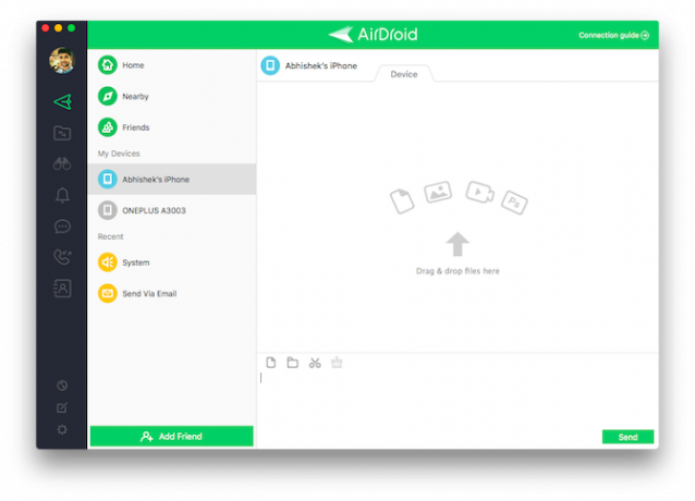 „AirDroid“ skirtas „Android“ failų valdymui