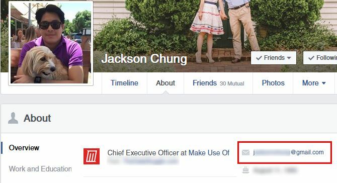 Kaip rasti kažkieno el. Pašto adresą „Facebook“ el. Pašto adresas